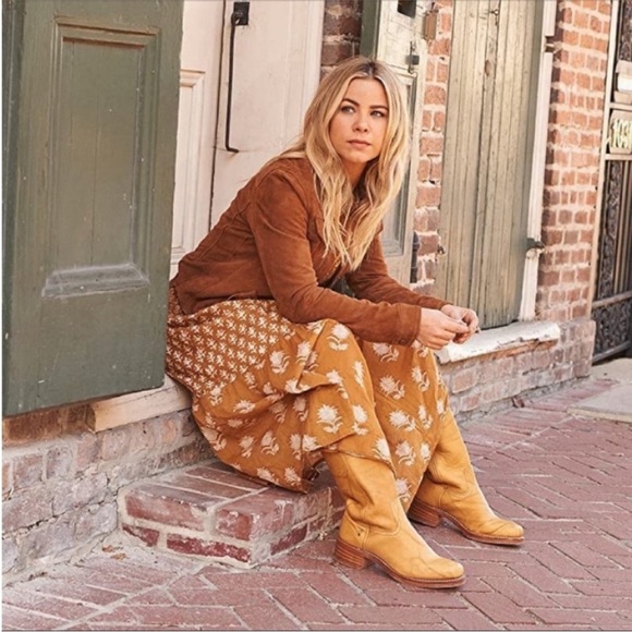 FRYE Banana campus boots yellow size 7 - Picture 9 of 16